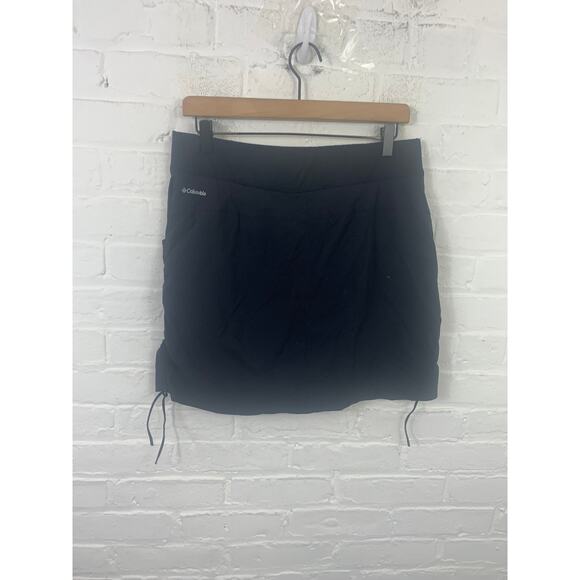 Columbia Women's Omni Shaild Leslie Falls Skort Elastic Waist Black Size L - Picture 2 of 5